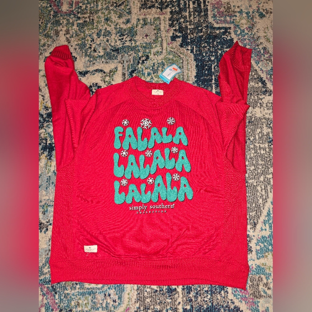 Simply Southern Christmas Sweater XL